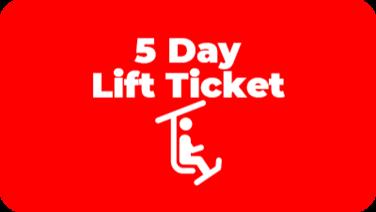 Image for: 5 DAY Lift Ticket